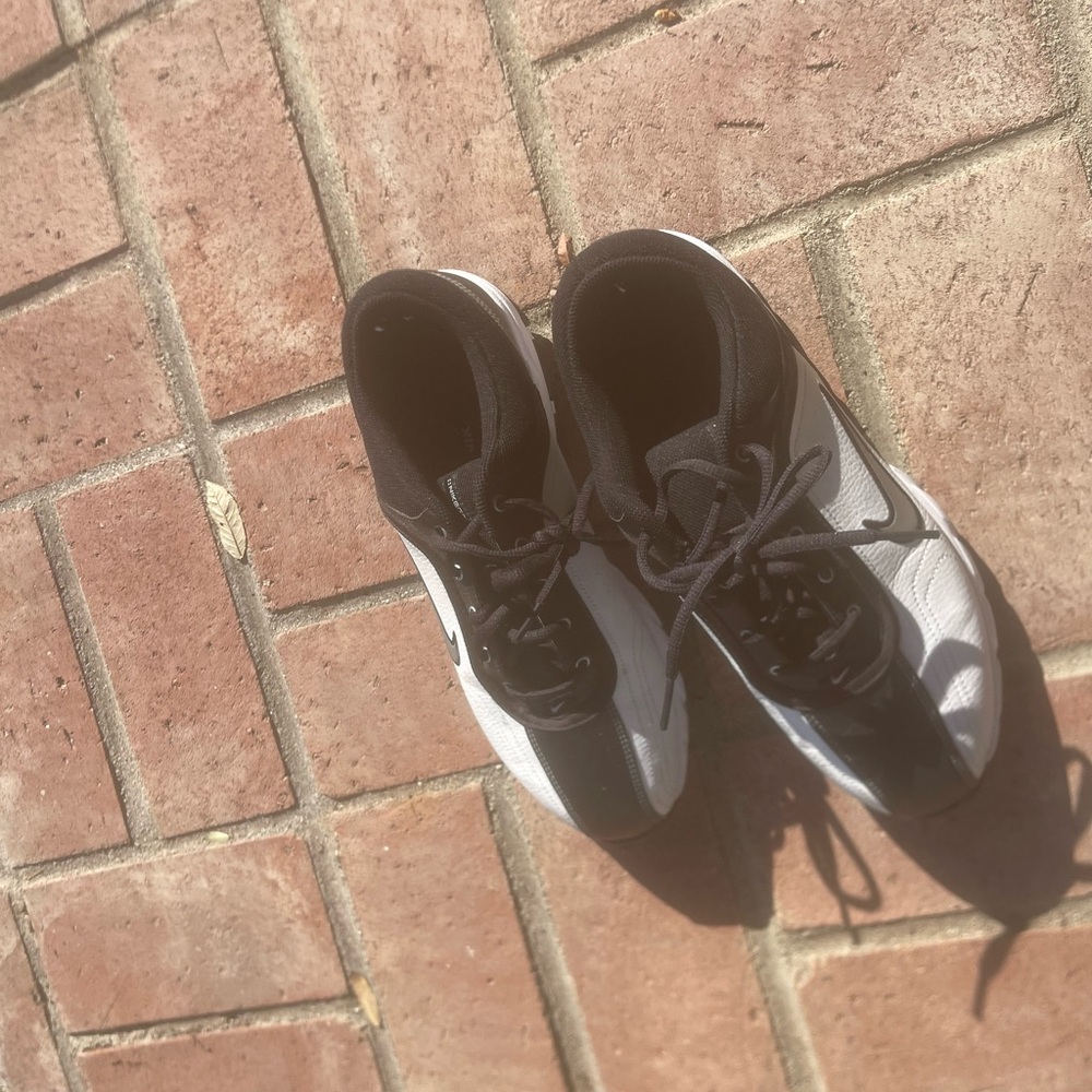 Nike Black & White Golf Shoes